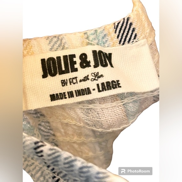 Jolie&Joy Strap Tie Tank Mini Sundress W/ Smock Back Tiered Ruffle In Pastel - Picture 3 of 4